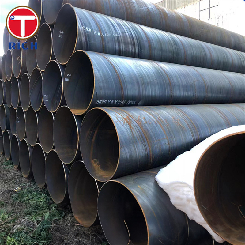 ASTM A139 Τύπος από χάλυβα συγκολλημένος κλάσης Β Τύπος από χάλυβα συγκολλημένος με ηλεκτρικό τόξο για παροχή νερού