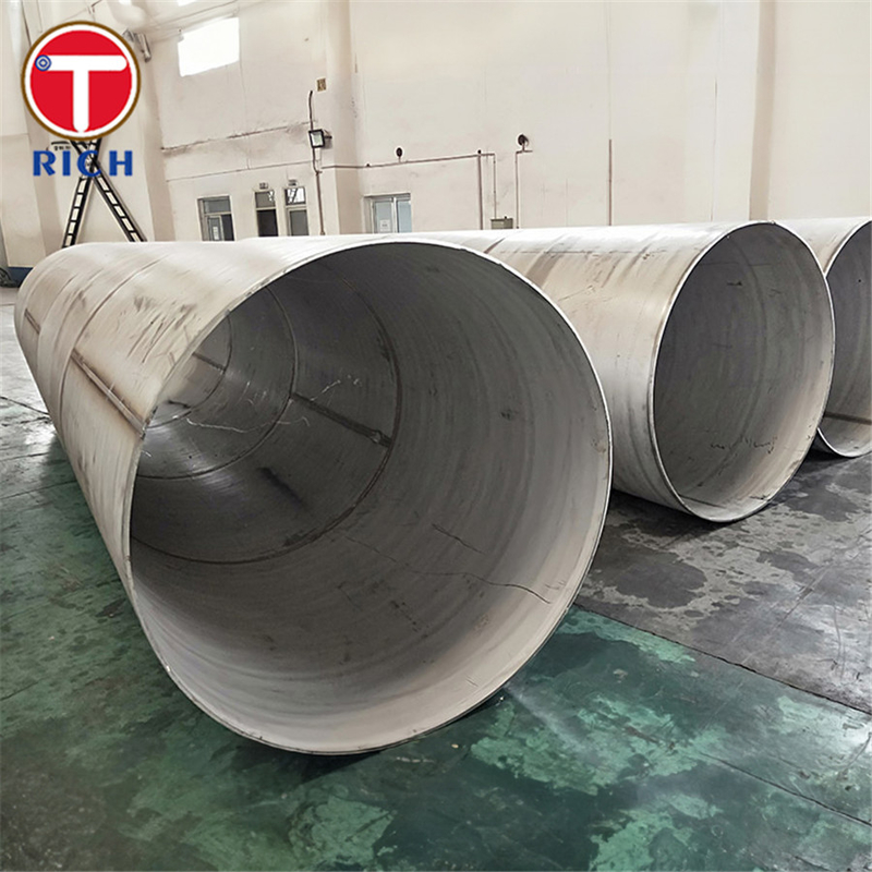 ASTM A409 TP201 Ζυγισμένος σωλήνας από αυστενίτικο ανοξείδωτο χάλυβα μεγάλης διαμέτρου για διάβρωση ή υψηλής θερμοκρασίας