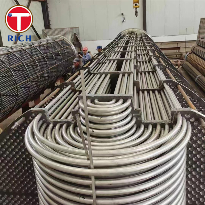 ASTM A688 304 Ζυγισμένος σωλήνας austenitic από ανοξείδωτο χάλυβα για θερμαντήρα θερμότητας
