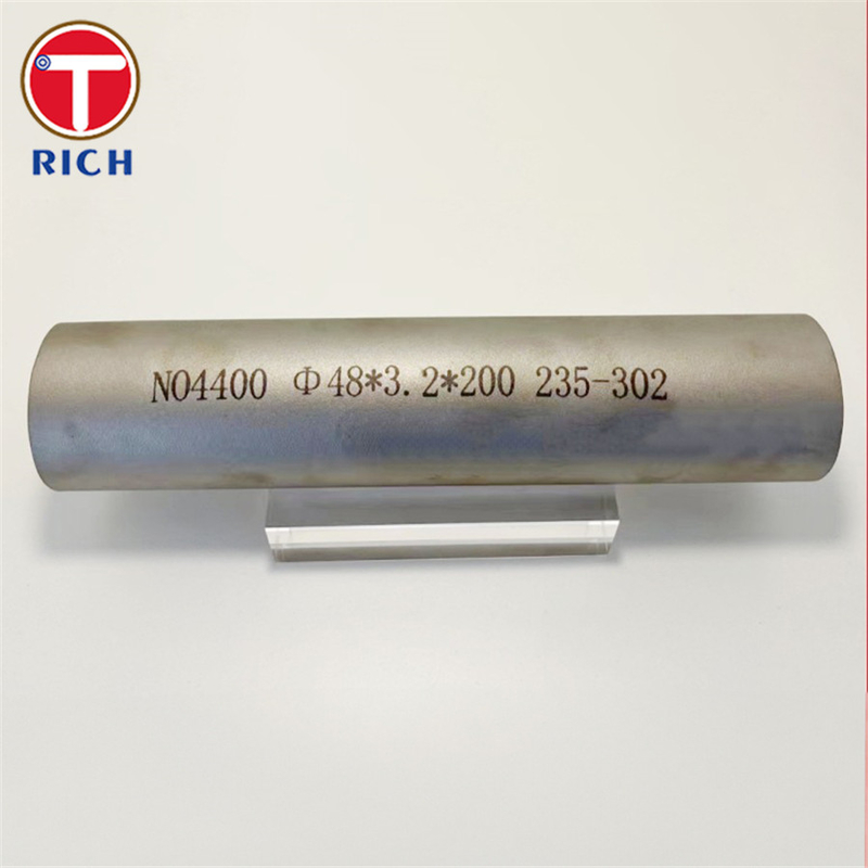 ASTM B165 Monel 400 Σιδηροδρομικό σωλήνα χωρίς συγκόλληση νικελίου χαλκού