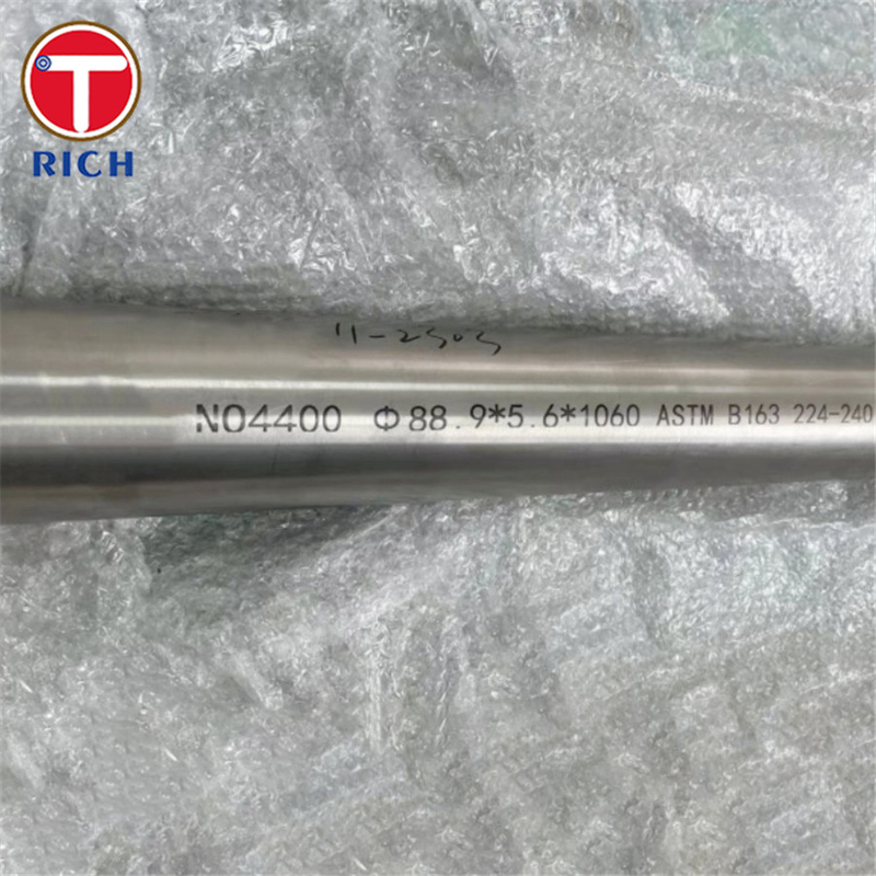 ASTM B165 Monel 400 Σιδηροδρομικό σωλήνα χωρίς συγκόλληση νικελίου χαλκού