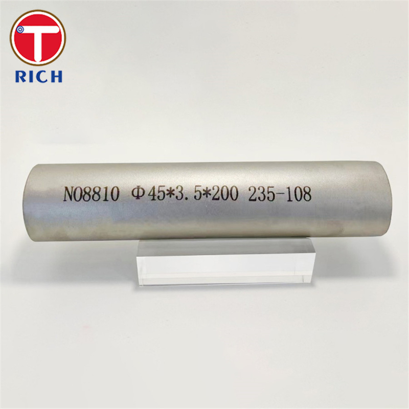 GB/T 30059 N08800 Αδιάβροχοι ανθεκτικοί στη διάβρωση σωλήνες από κράμα incoloy για εναλλάκτη θερμότητας