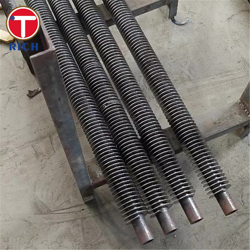 ASTM A498 βαθμός 1 Χωρίς συγκόλληση σωλήνας από ανοξείδωτο χάλυβα με πτερύγια για εναλλάκτη θερμότητας άνθρακα
