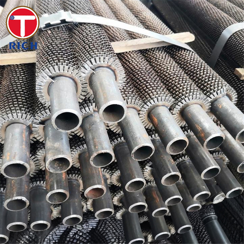 Σπειροειδής σωλήνας με πτερύγια για βιομηχανικούς εναλλάκτες θερμότητας με υψηλή απόδοση μεταφοράς θερμότητας και ισχυρή συγκόλληση πτερυγίων