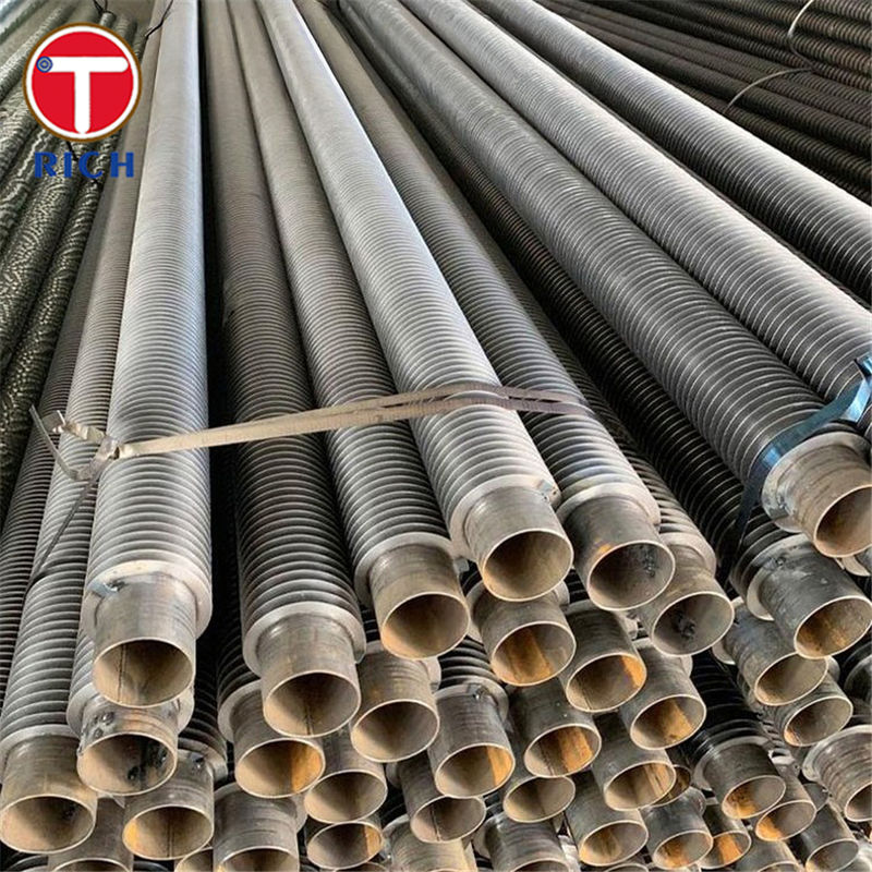 Επικάλυπτος σωλήνας τύπου L με φτερούγες άνθρακα τύπου LL με φτερούγες ελικοειδούς έλξης και υψηλή θερμική αγωγιμότητα για ανταλλακτές θερμότητας