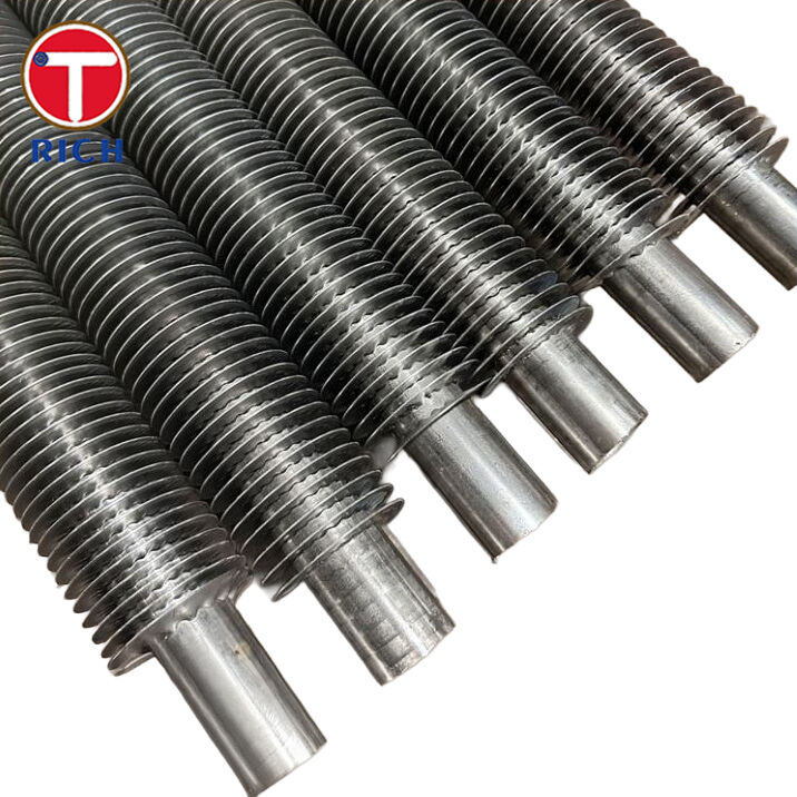 Ατσάλι Κράματος L-Foot Τεντωμένο Σωλήνα με Πτερύγια για Εναλλάκτες Θερμότητας με Ενισχυμένη Μεταφορά Θερμότητας