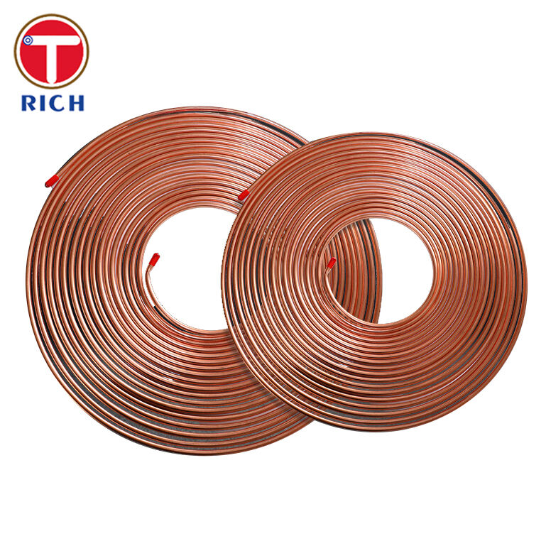 Σωλήνας Bundy Διπλού Τοιχώματος Χάλυβα Χαμηλού Άνθρακα Επιχαλκωμένος για Αυτοκινητοβιομηχανική Χρήση