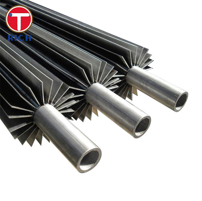 Ανθεκτικοί στη διάβρωση συγκολλημένοι μήκους φτερωτοί σωλήνες με υψηλή ανοχή θερμοκρασίας για βελτιωμένη μεταφορά θερμότητας σε ανταλλακτές θερμότητας πετρελαίου