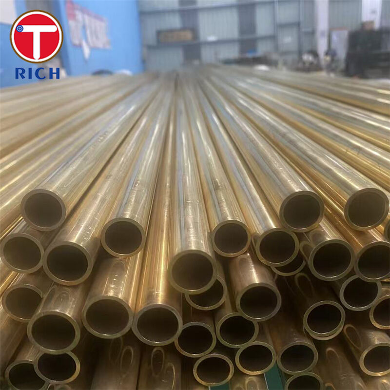 BFe10-1-1 Σωλήνας Συμπυκνωτή από Χαλκό-Νικέλιο χωρίς Συγκόλληση με Αντοχή στη Διάβρωση και Ανθεκτικότητα σε Θαλασσινό Νερό για Αποτελεσματική Μεταφορά Θερμότητας