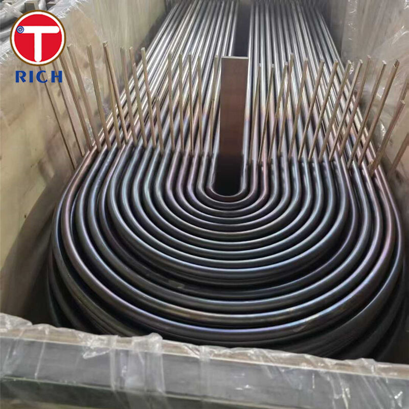 ΑΣTM A179 Α192 Χωρίς συγκόλληση σωλήνες κάμψης U από χάλυβα άνθρακα με δομή αντοχής πίεσης και ελεγχόμενη γεωμετρία κάμψης U για ανταλλακτές θερμότητας