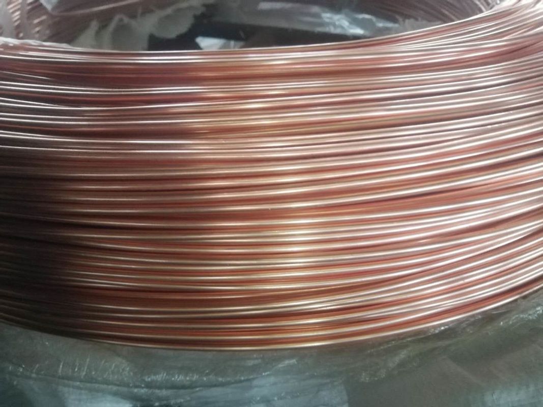 Ψευδάργυρος ASTM A254 που καλύπτει τους διπλοτειχισμένους ενωμένους στενά σωλήνες χάλυβα Bundy για τον εξατμιστήρα