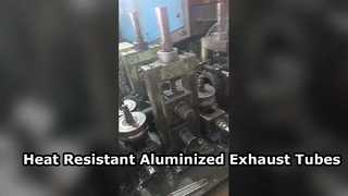 Συγκολλημένοι σωλήνες εξάτμισης από αλουμινισμένο χάλυβα υψηλής θερμότητας για αυτοκίνητα
