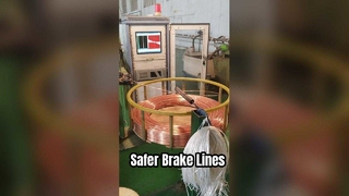 Σωλήνας γραμμής φρένων SAE J527 Χαλκός επιμεταλλωμένος χάλυβας